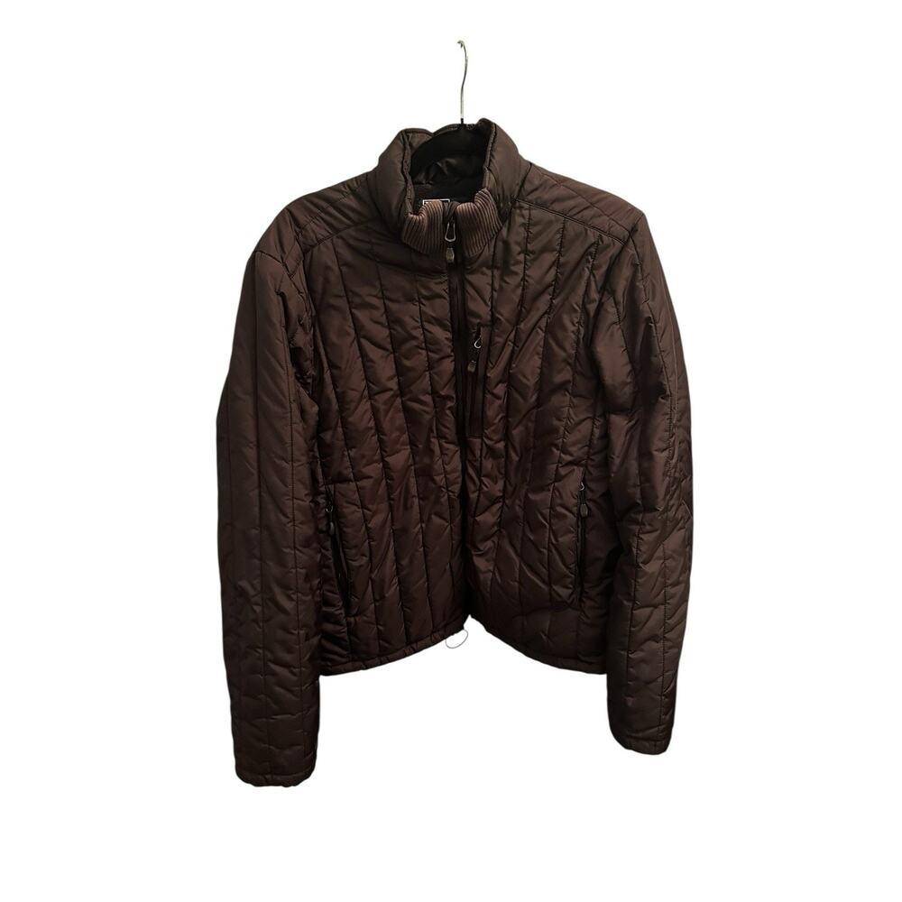 Vintage Polo Ralph Lauren Jacket Black Mens Medium 90s Quilted Puffer
